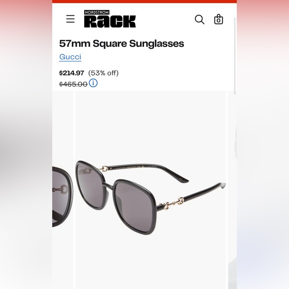 Square Gucci sunglasses - Picture 13 of 13